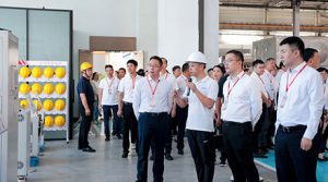 鹅湖镇领导和人大代表莅临无锡冠亚工厂视察指导工作